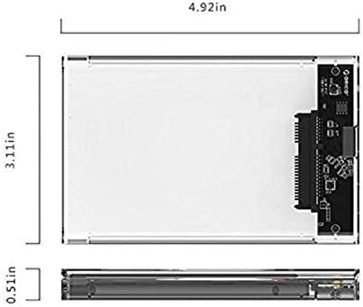 2.5" SATA to USB - C 3.1 Gen2 Hard Drive Enclosure - Reletech AI Vision
