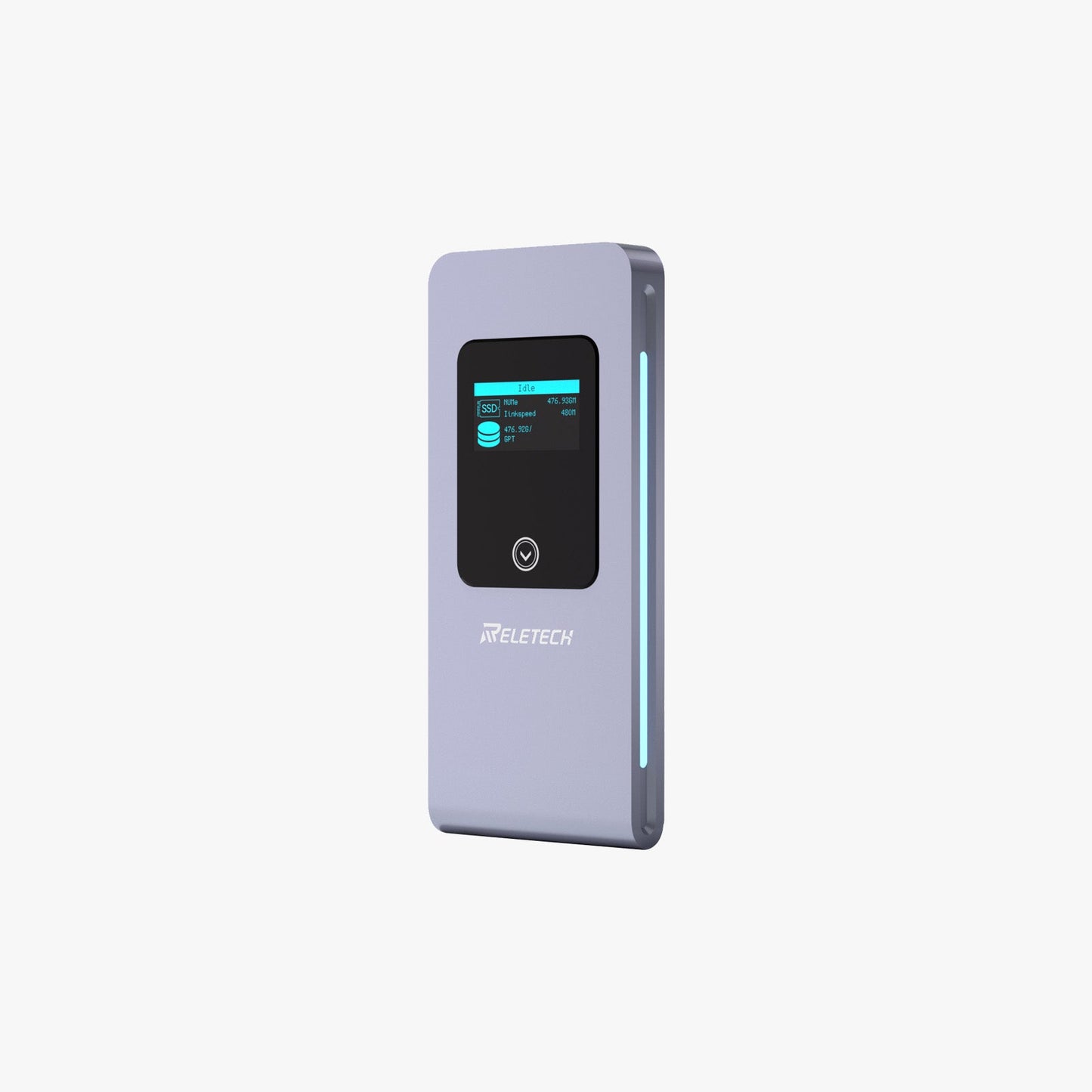 M.2 NVMe/SATA Dual Protocol SSD Enclosure Silver WAVA III - Reletech AI Vision