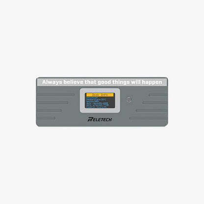 M.2 NVMe/SATA SSD Enclosure Gray WAVA II - Reletech AI Vision