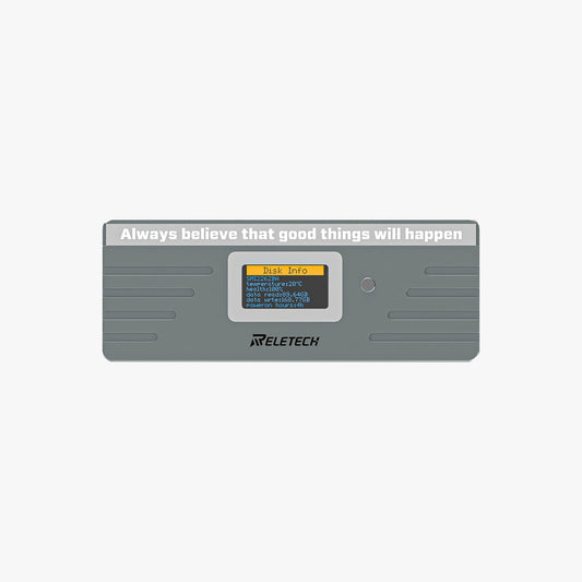 M.2 NVMe/SATA SSD Enclosure Gray WAVA II - Reletech AI Vision