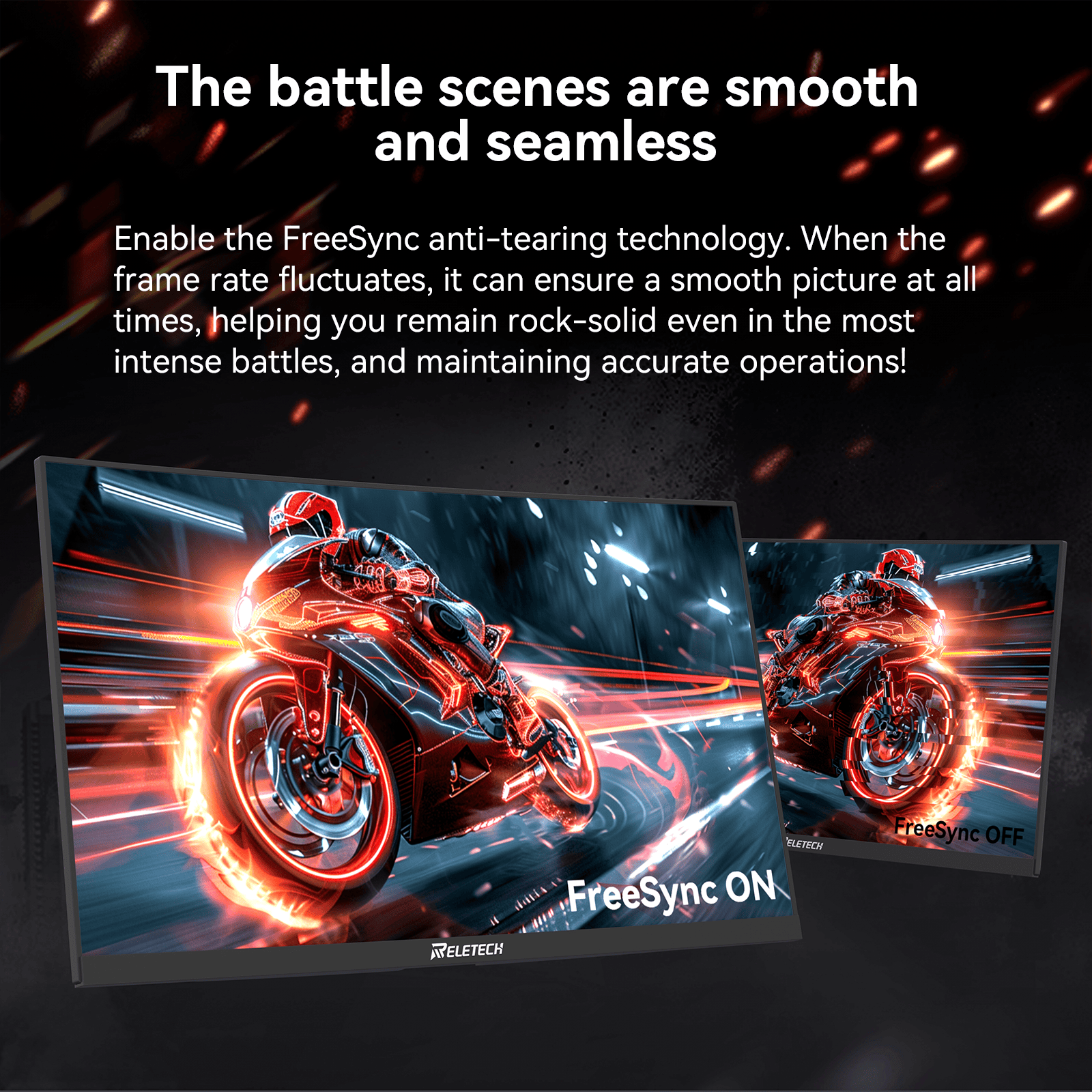 Reletech 100Hz Gaming Monitor L25K60 - Reletech AI Vision