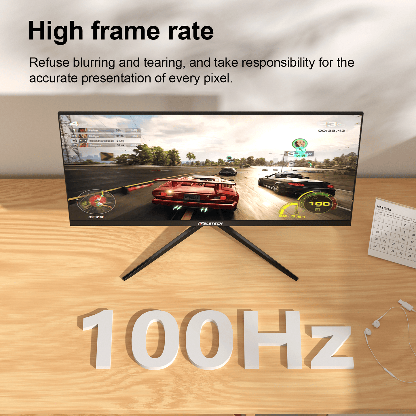 Reletech 100Hz Gaming Monitor R21 Luma - Reletech AI Vision