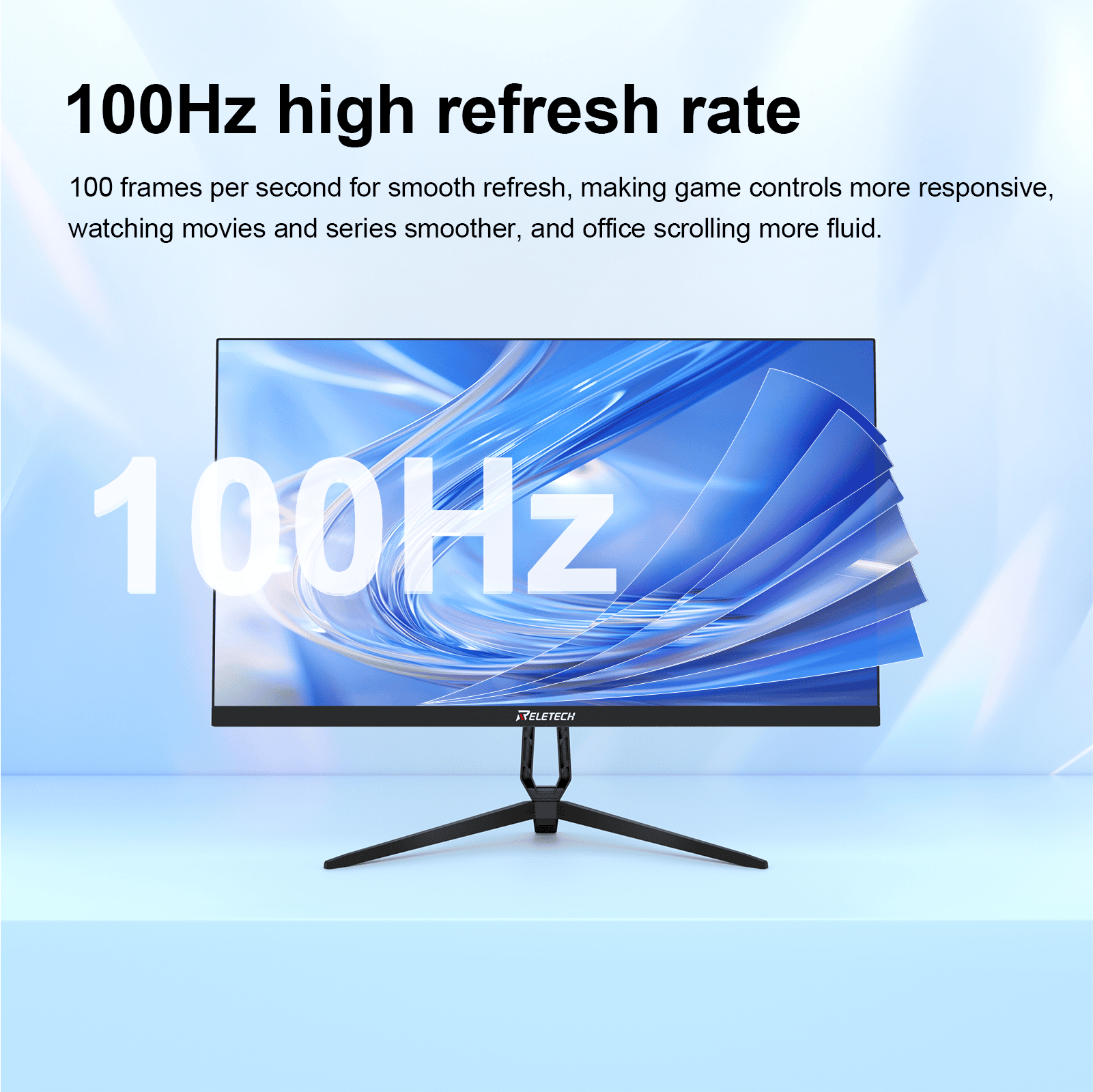 Reletech 100Hz Gaming Monitor R23 Pulse - Reletech AI Vision