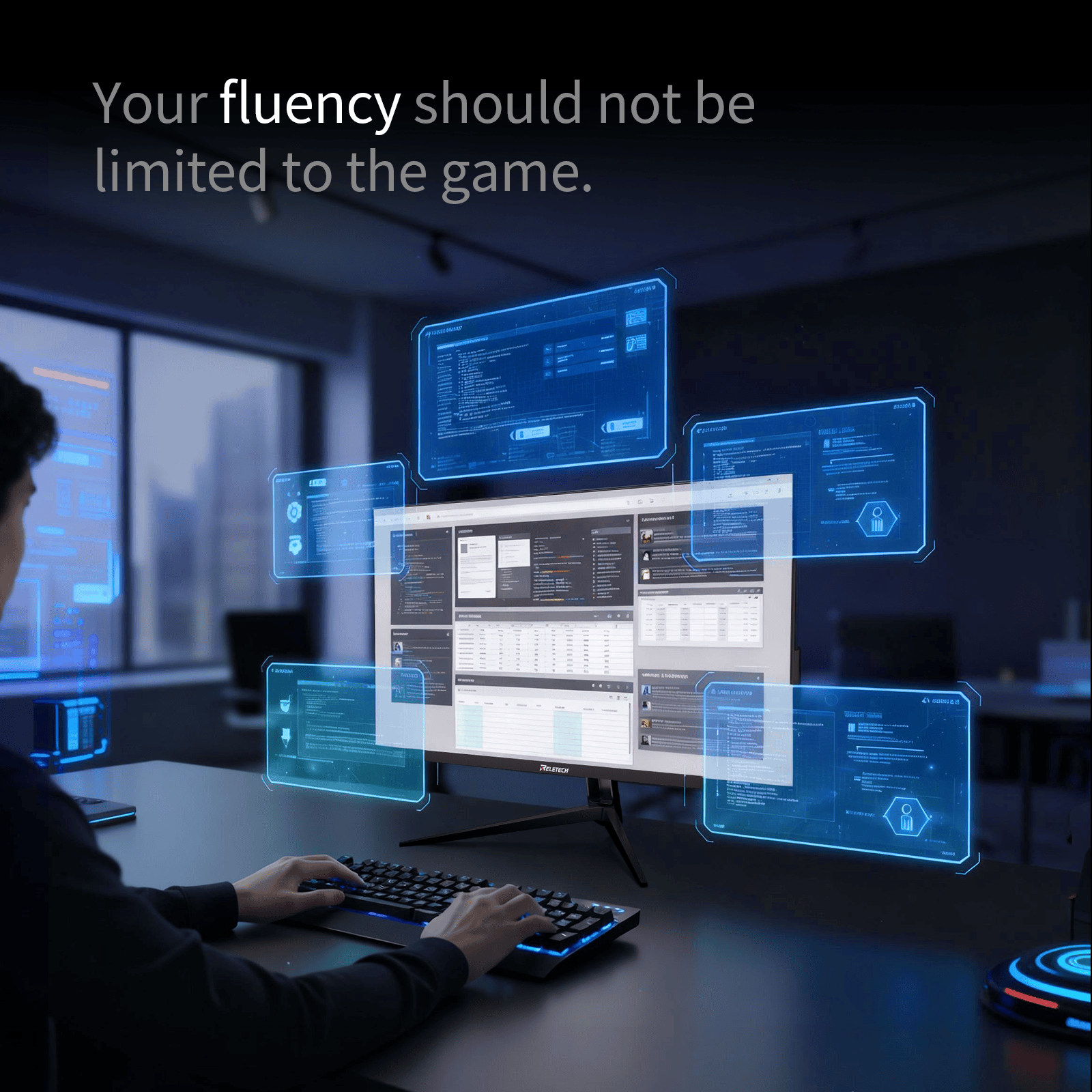 Reletech 120Hz Monitor R27 Velo - Reletech AI Vision