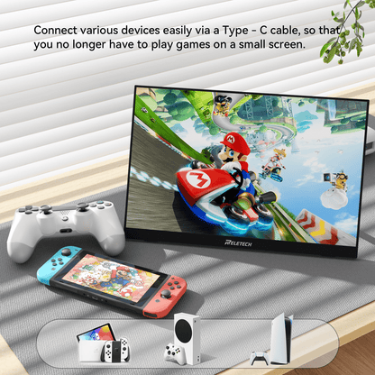 Reletech 144Hz QHD Portable Monitor M16 Pro - Reletech AI Vision