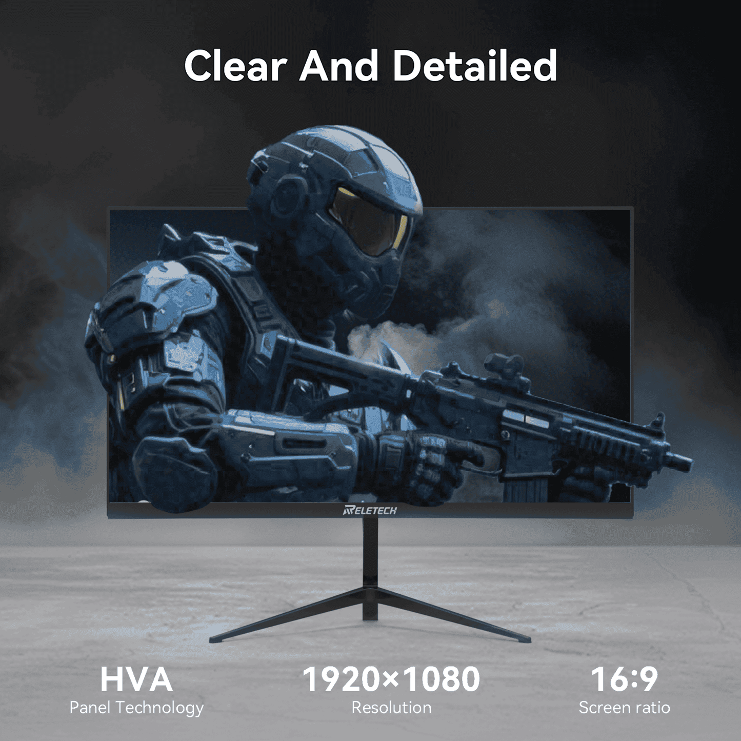 Reletech 180Hz Gaming Monitor G25F180 - Reletech AI Vision