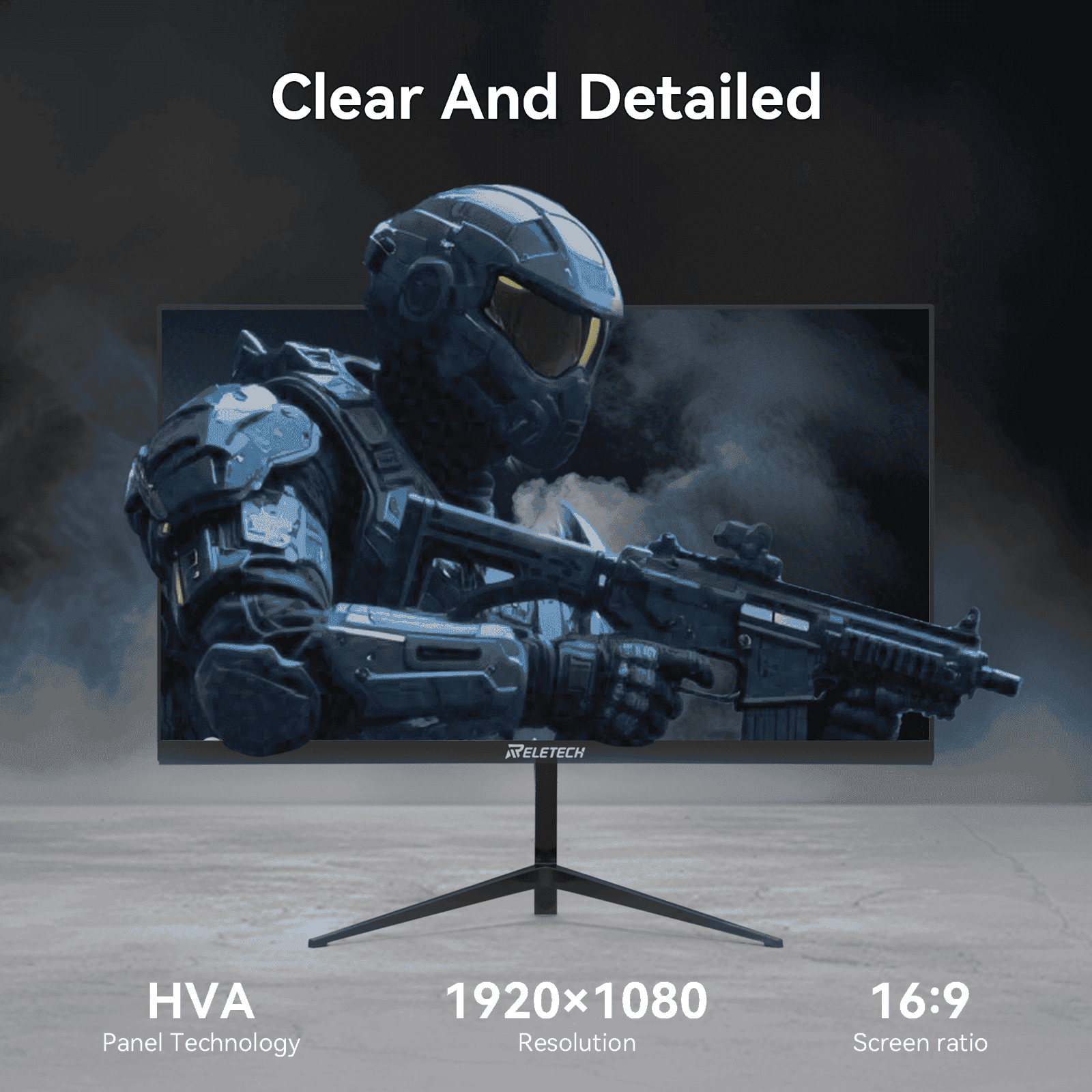 Reletech 180Hz Gaming Monitor G25F180 - Reletech AI Vision