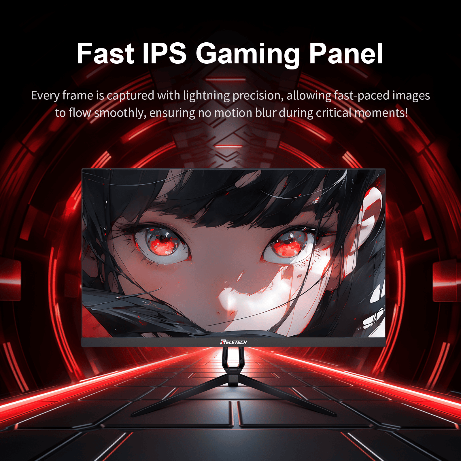 Reletech 180Hz Gaming Monitor R23 Blitz - Reletech AI Vision