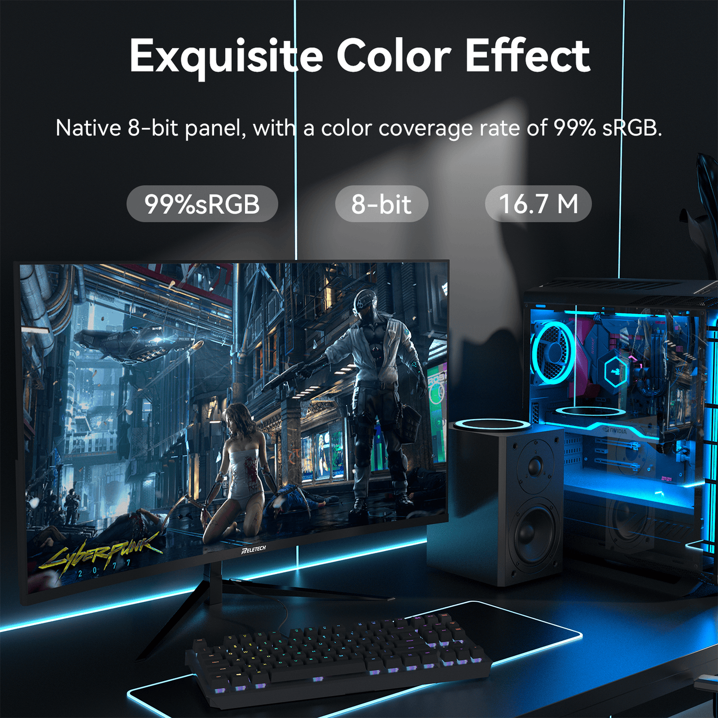 Reletech 2K 180Hz Gaming Monitor G27X Flex Pro - Reletech AI Vision