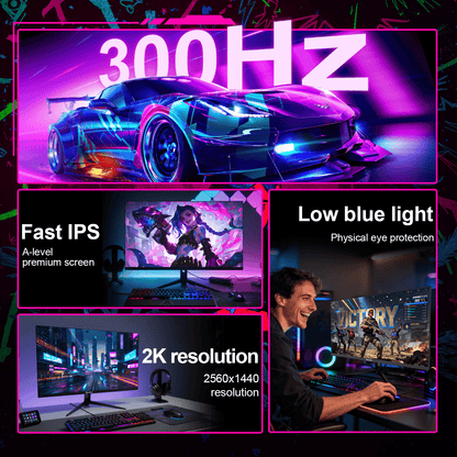 Reletech 2K 300Hz Gaming Monitor G27X Ultra - Reletech AI Vision