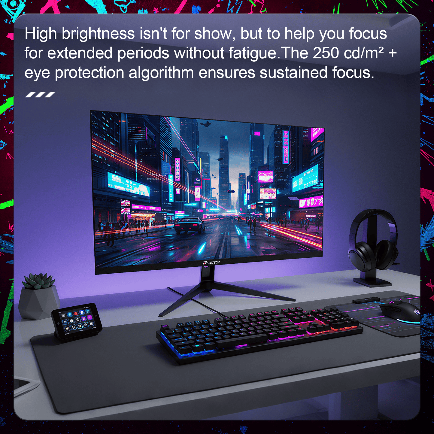 Reletech 2K 300Hz Gaming Monitor G27X Ultra - Reletech AI Vision