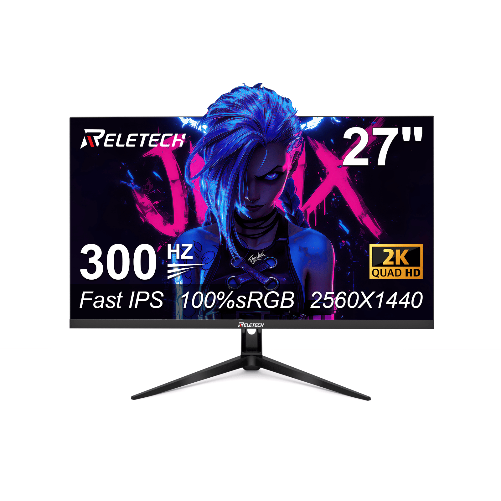 Reletech 2K 300Hz Gaming Monitor G27X Ultra - Reletech AI Vision