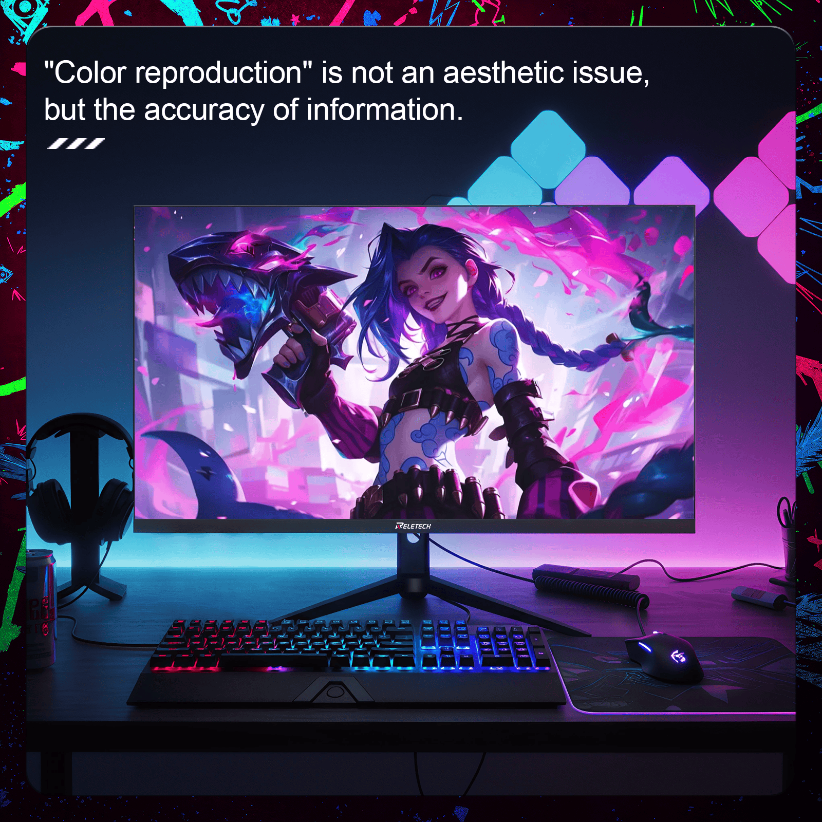 Reletech 2K 300Hz Gaming Monitor G27X Ultra - Reletech AI Vision