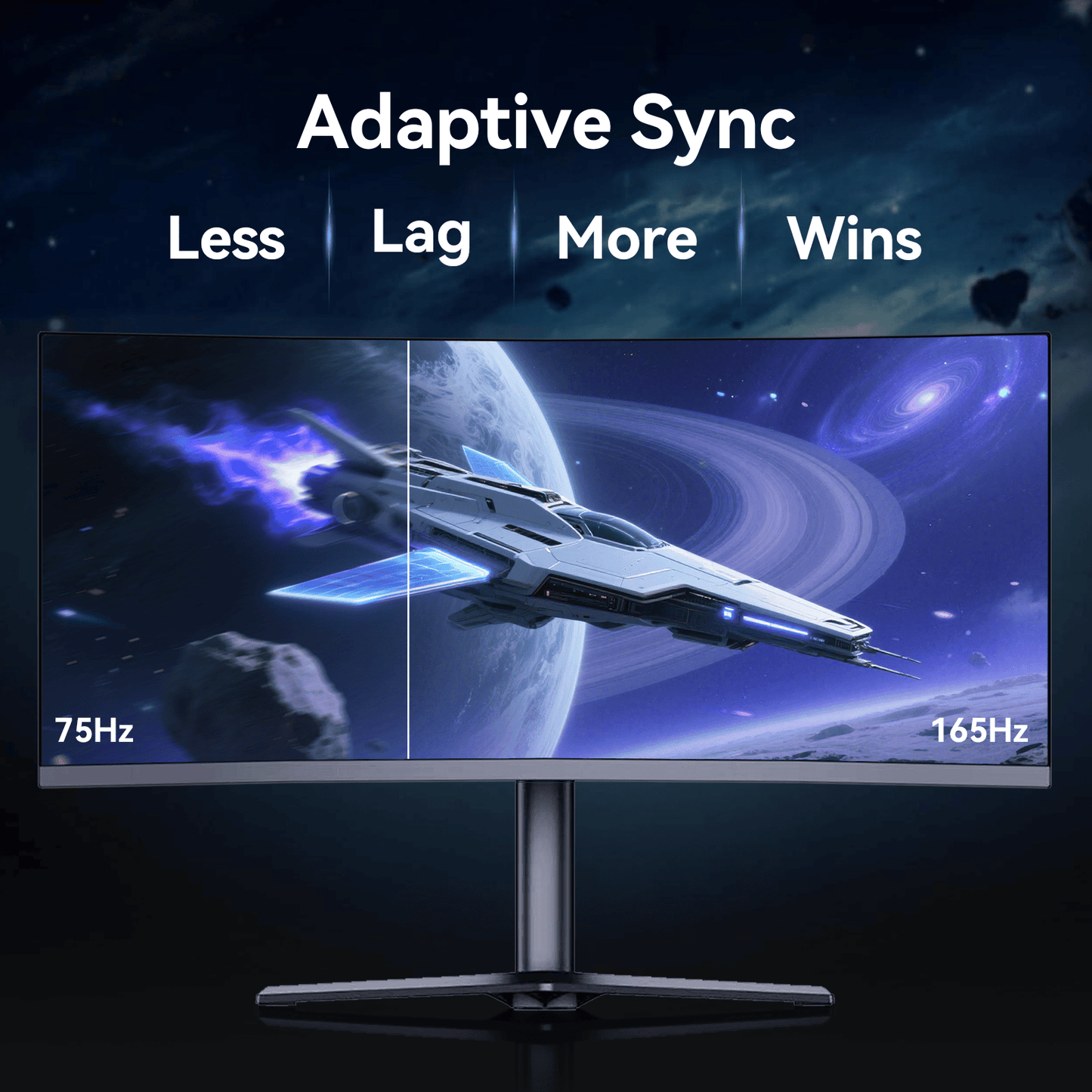 Reletech 4K 165Hz Gaming Monitor G34WQ - Reletech AI Vision