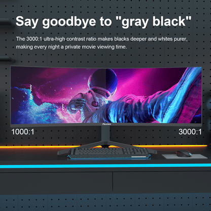 Reletech 4K 165Hz Gaming Monitor R49BVR Raptor - Reletech AI Vision