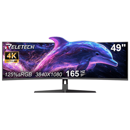 Reletech 4K 165Hz Gaming Monitor R49BVR Raptor - Reletech AI Vision