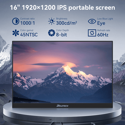 Reletech 60Hz FHD Portable Monitor M16 Lite - Reletech AI Vision
