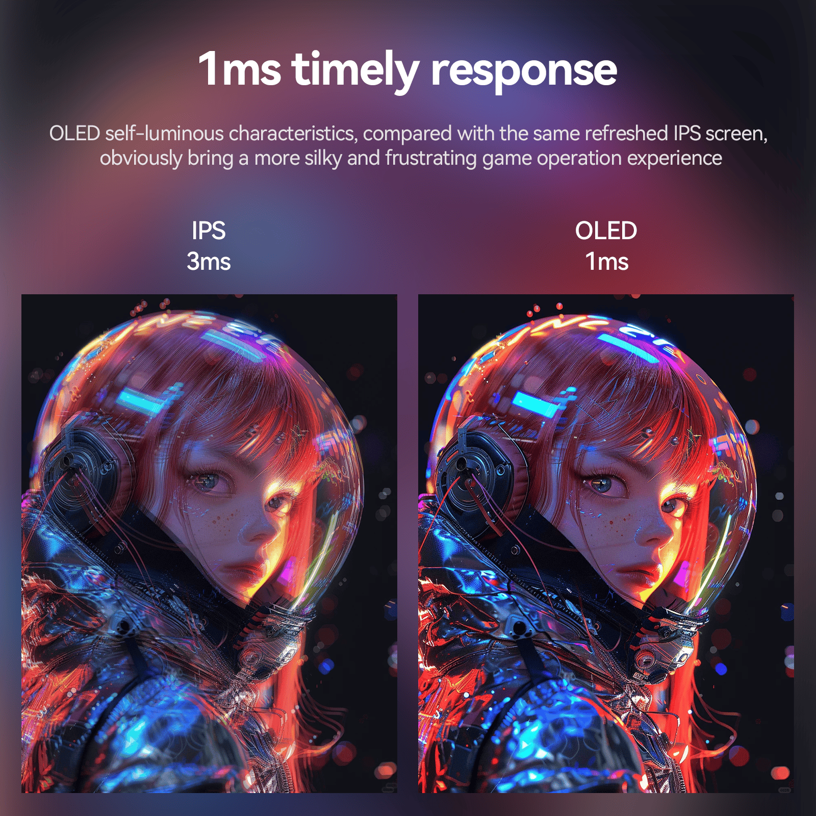 Reletech 60Hz OLED Portable Monitor M13OL - Reletech AI Vision