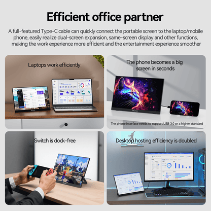 Reletech 60Hz OLED Portable Monitor M13OL - Reletech AI Vision