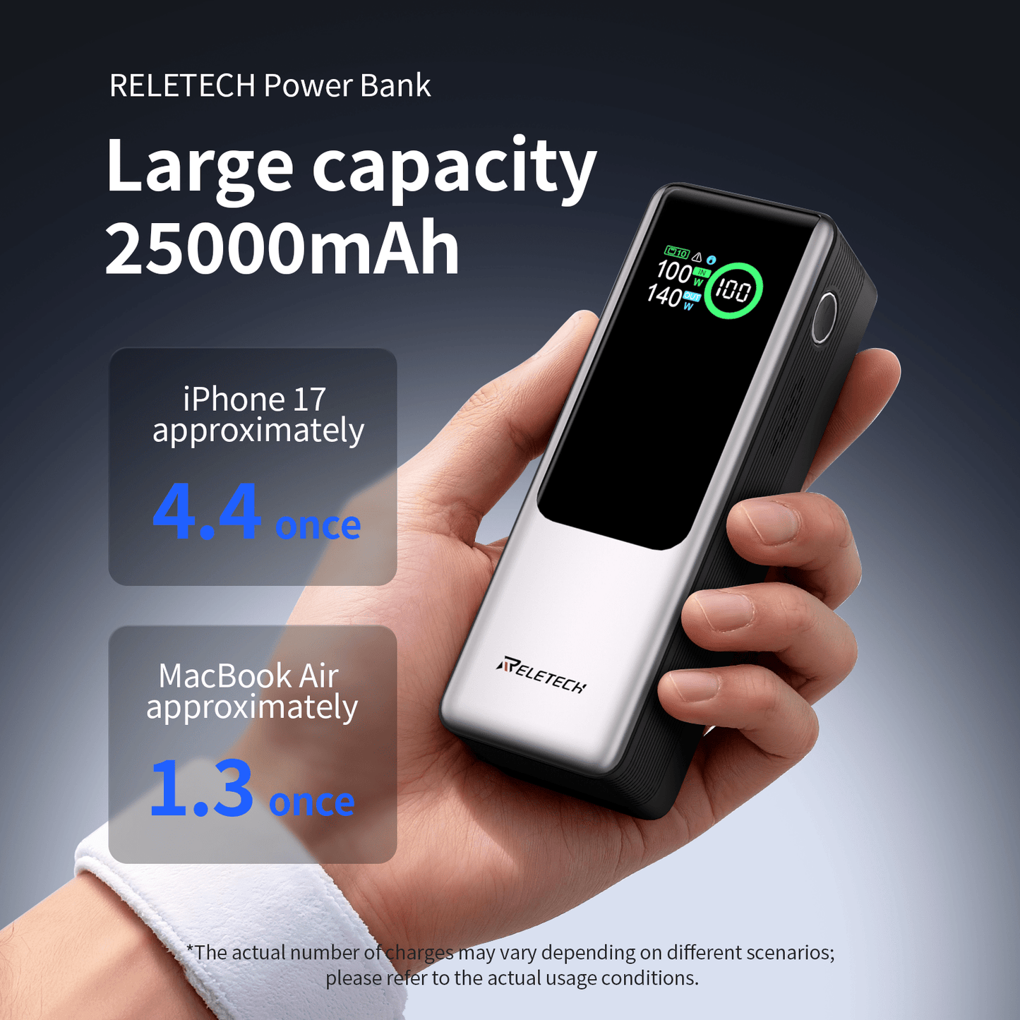 Reletech LG21700 25000mAh Power Bank G - ZeroFeal - Reletech AI Vision