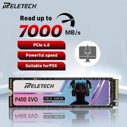 Reletech P400 EVO M.2 2280 PCIe Gen 4x4 NVMe SSD - Reletech AI Vision
