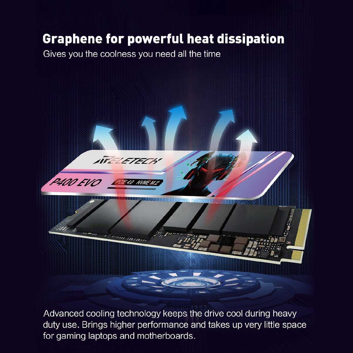 Reletech P400 EVO M.2 2280 PCIe Gen 4x4 NVMe SSD - Reletech AI Vision