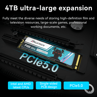 Reletech P400 Ultra PCIe Gen5x4 NVMe SSD - Reletech AI Vision