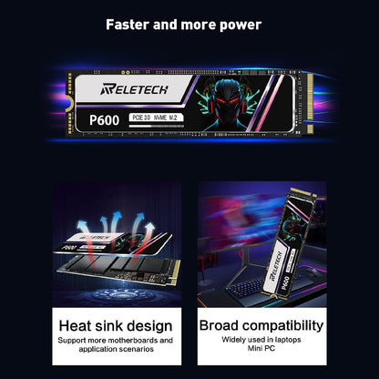Reletech P600 M.2 2280 PCIe Gen 3x4 NVMe SSD - Reletech AI Vision