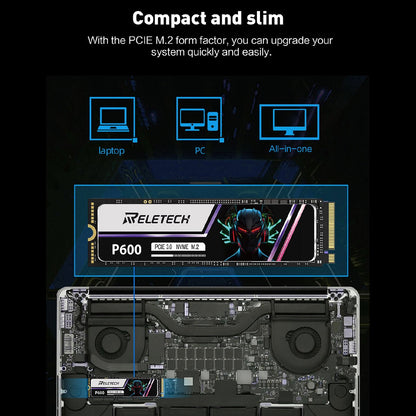 Reletech P600 M.2 2280 PCIe Gen 3x4 NVMe SSD - Reletech AI Vision