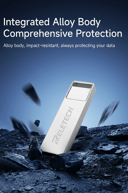 T2 Silver Metal Car USB2.0 Drive - Reletech AI Vision