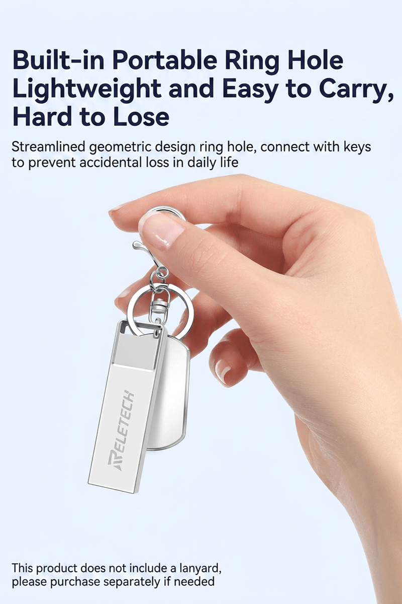 T2 Silver Metal Car USB2.0 Drive - Reletech AI Vision