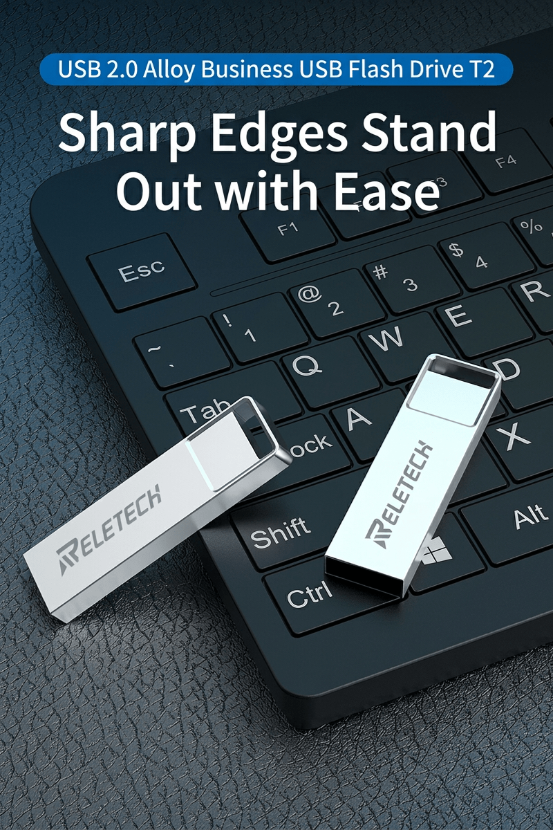 T2 Silver Metal Car USB2.0 Drive - Reletech AI Vision