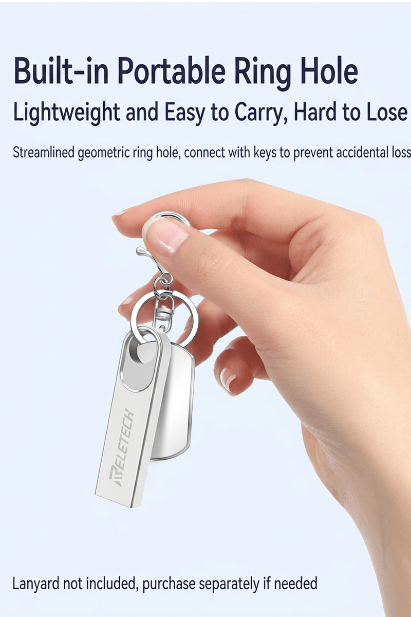 T5 Waterproof Metal USB2.0 Flash Drive - Reletech AI Vision