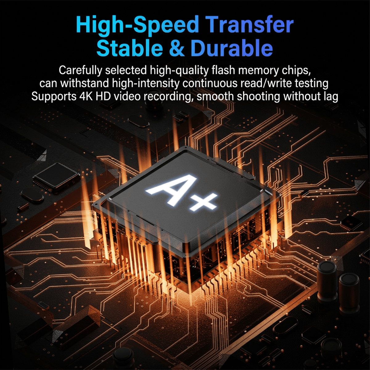 U3 V30 A1 Blue Universal Car TF Card - Reletech AI Vision