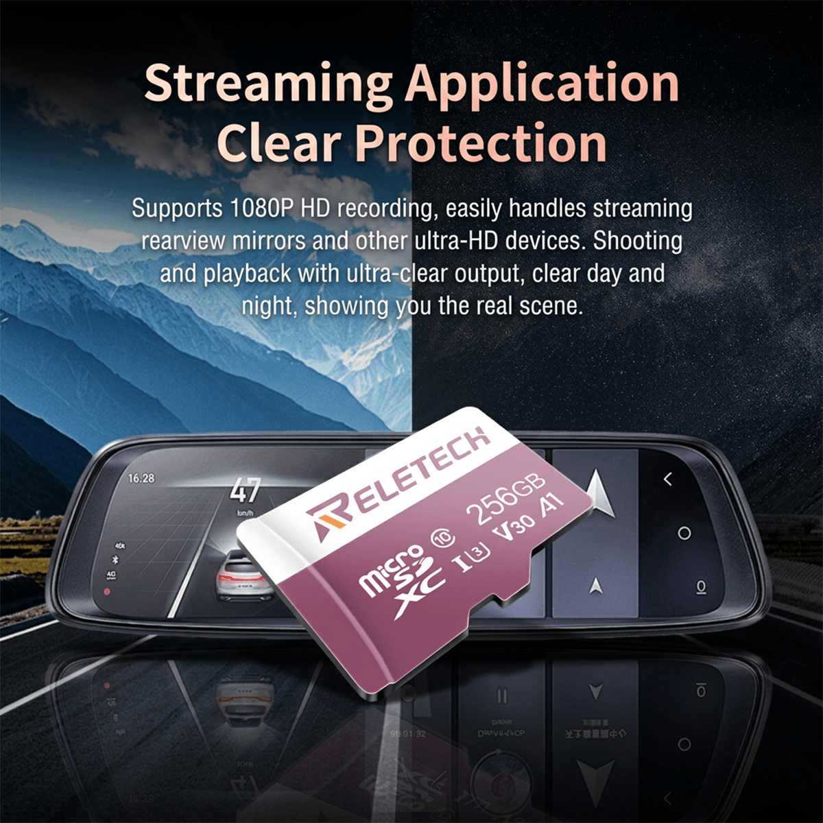 U3 V30 A1 TF Card For Camera Pink - Reletech AI Vision