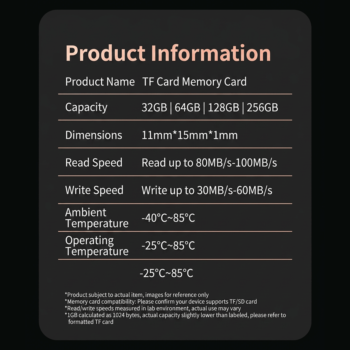 U3 V30 A1 TF Card For Camera Pink - Reletech AI Vision