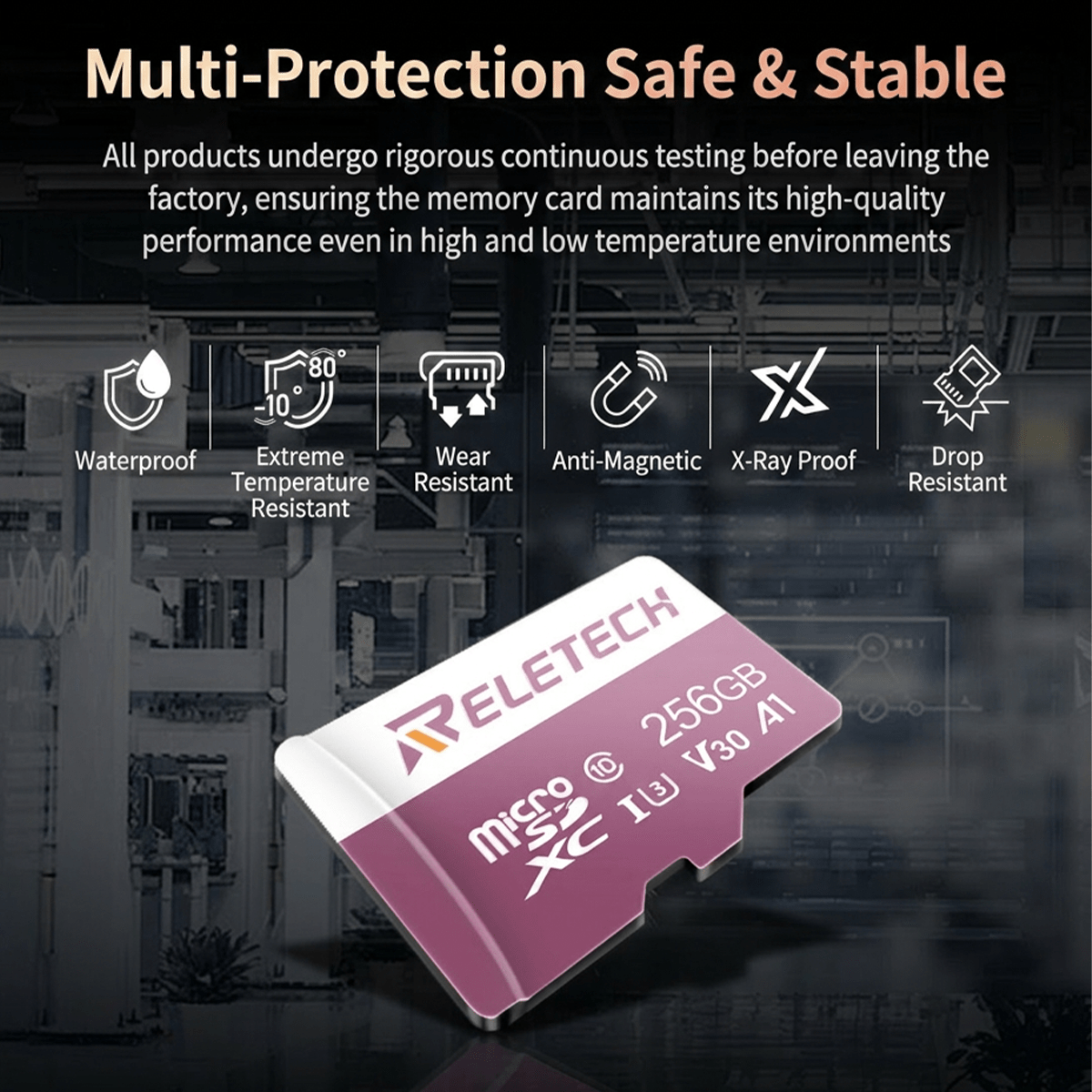 U3 V30 A1 TF Card For Camera Pink - Reletech AI Vision