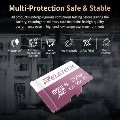U3 V30 A1 TF Card For Camera Pink - Reletech AI Vision
