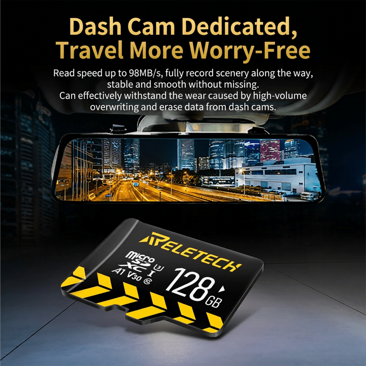 U3 V30 A1 TF Card For Dash Cam - Reletech AI Vision