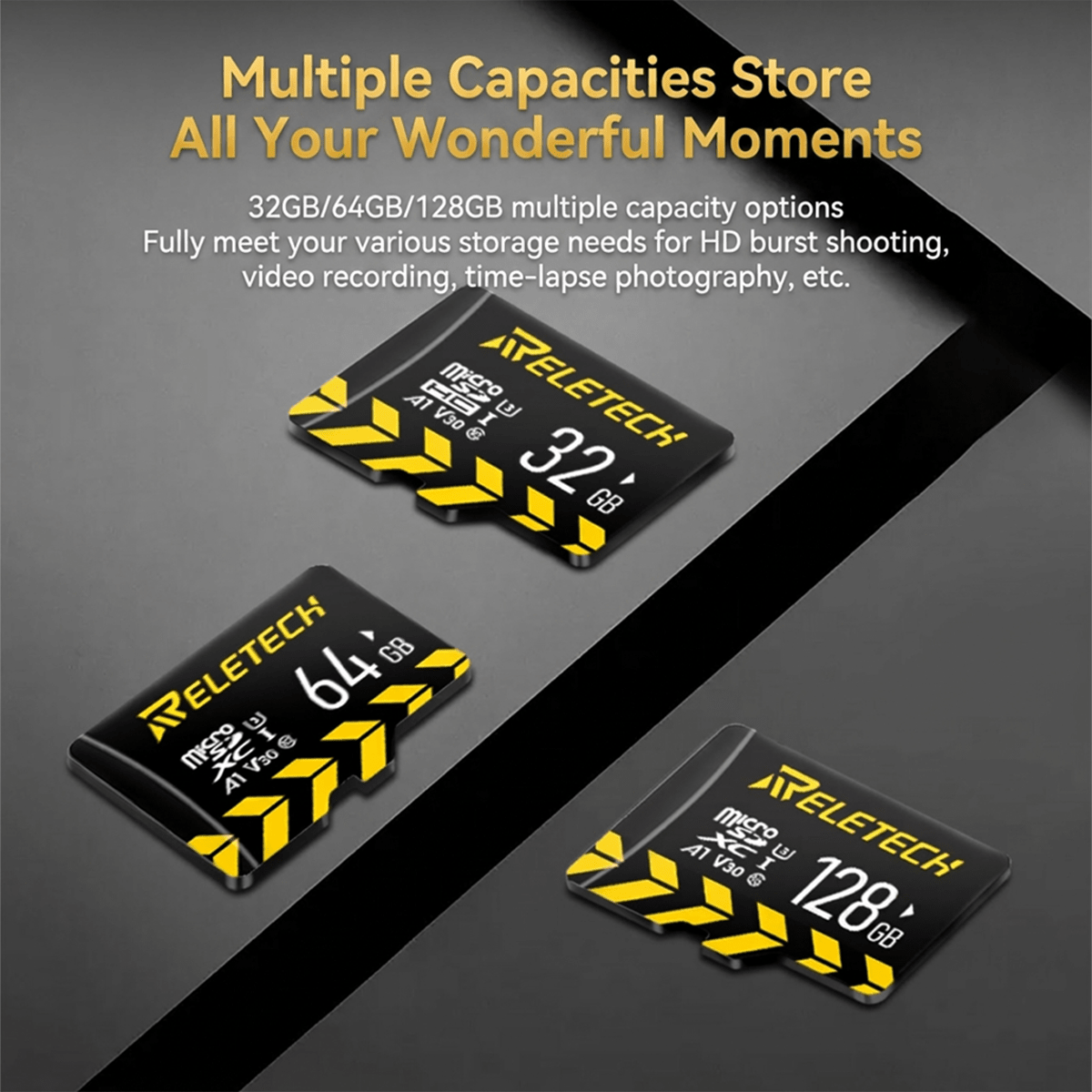 U3 V30 A1 TF Card For Dash Cam - Reletech AI Vision