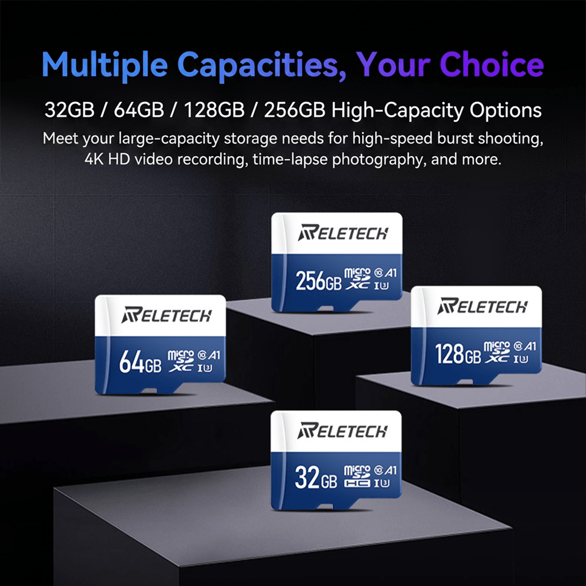 U3 V30 A1 Universal Car TF Card - Reletech AI Vision