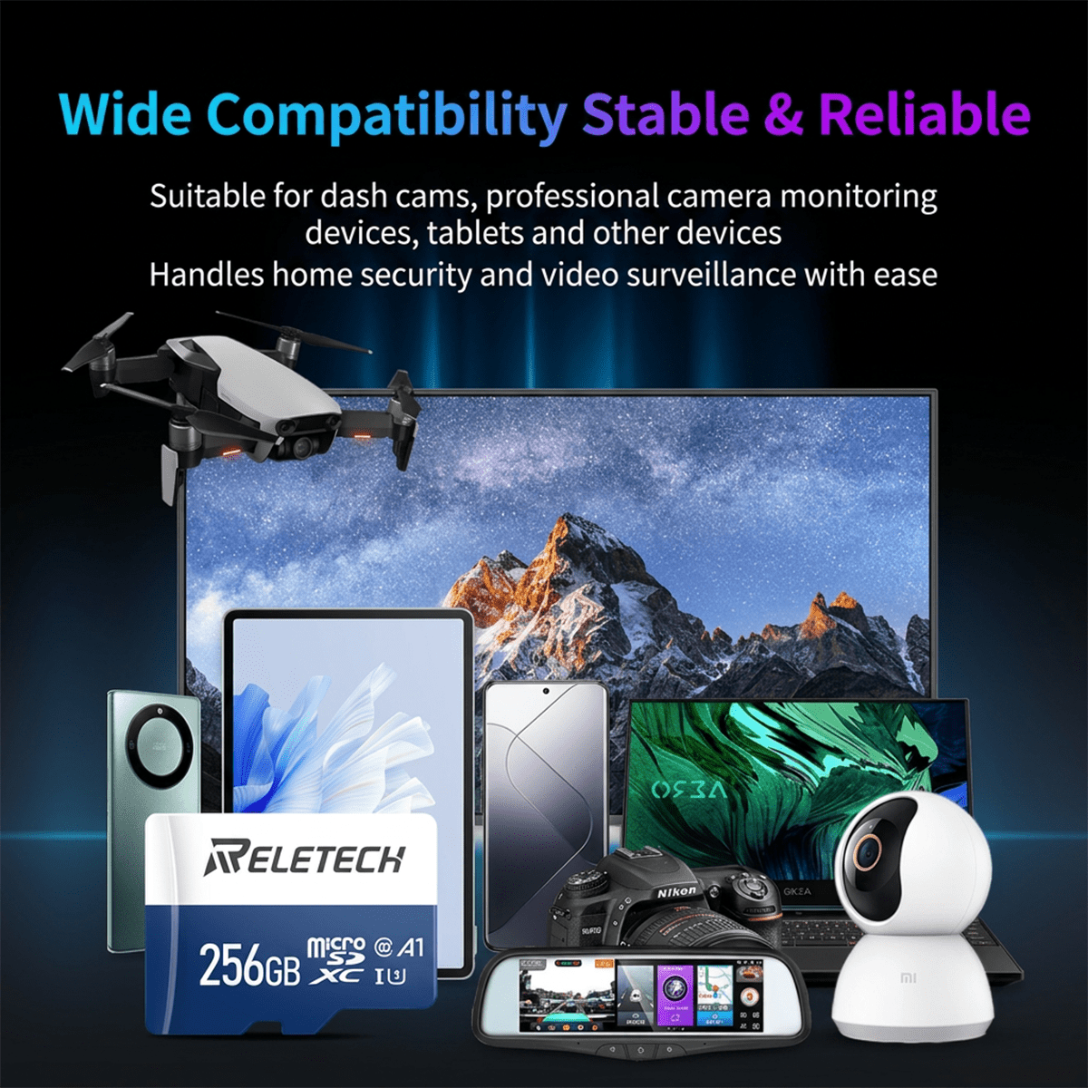 U3 V30 A1 Universal Car TF Card - Reletech AI Vision