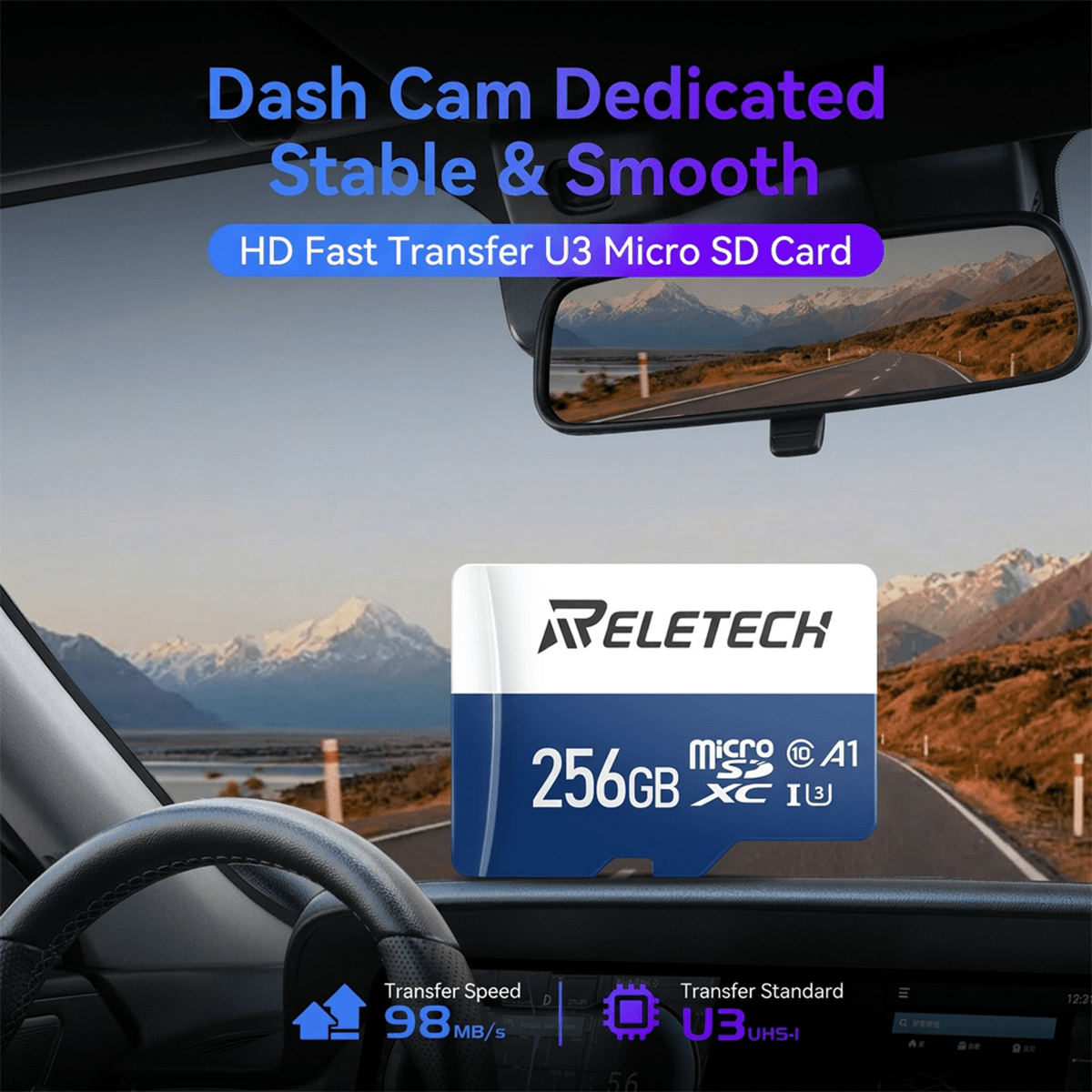 U3 V30 A1 Universal Car TF Card - Reletech AI Vision