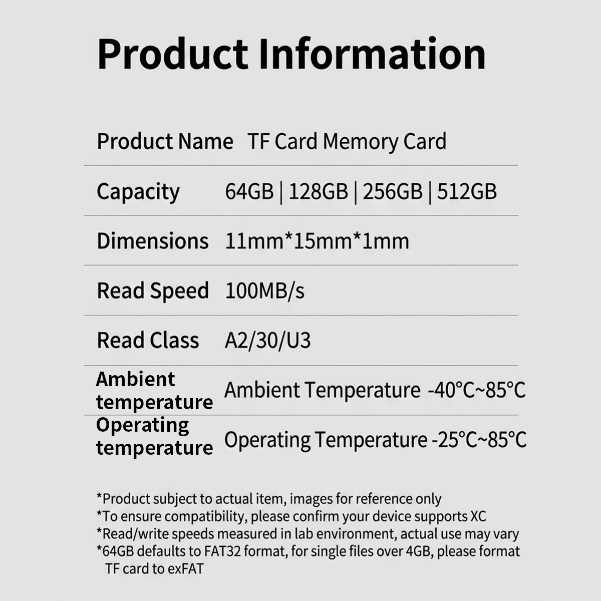 U3 V30 A2 TF Card For DJI Drone - Reletech AI Vision