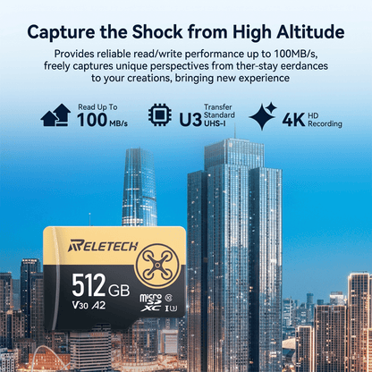 U3 V30 A2 TF Card For DJI Drone - Reletech AI Vision