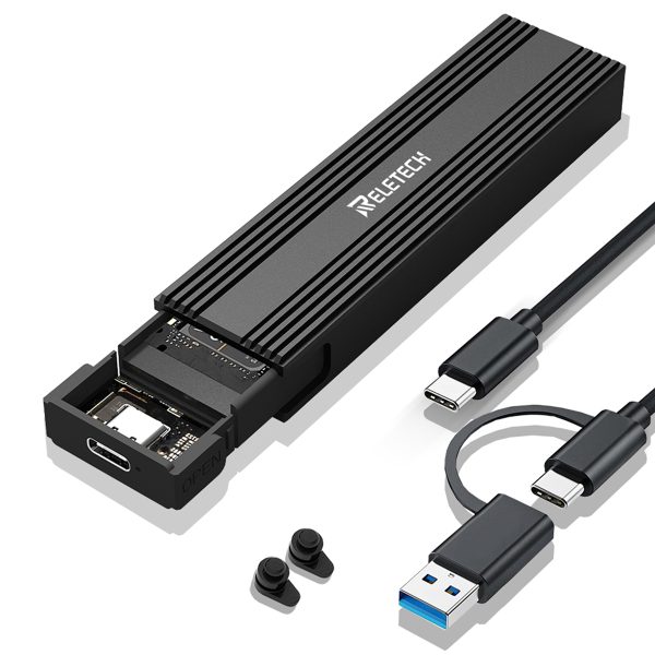 Reletech M2 SSD Portable USB3.1 Type-C 10Gps Hard Drive Case