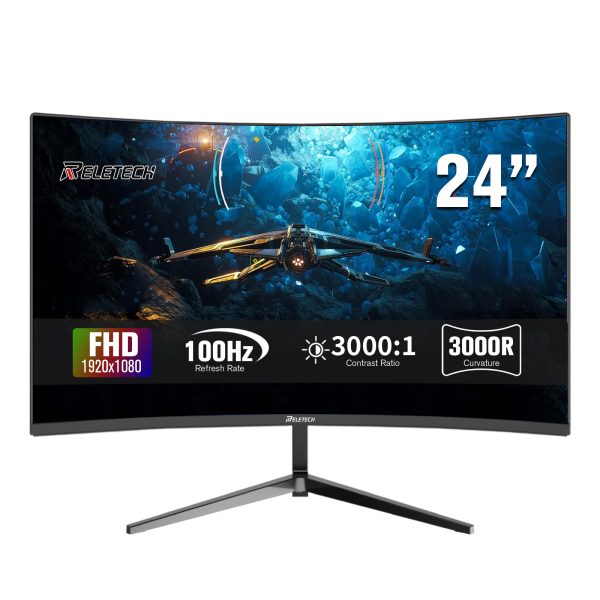 Reletech L25K60 24 inch Class Thin Full HD (1920 x 1080) Monitor, 100Hz Refresh Rate